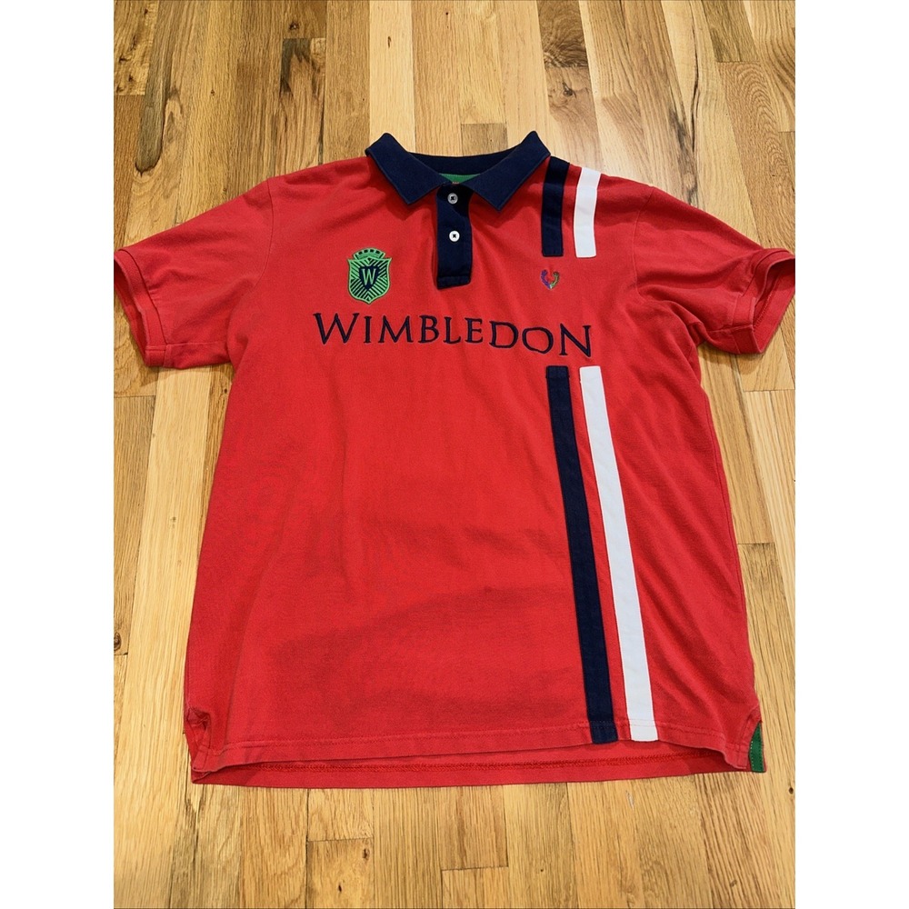 Vintage Allen Solly Men's‎ Rugby Polo shirt Wimbledon Size Large